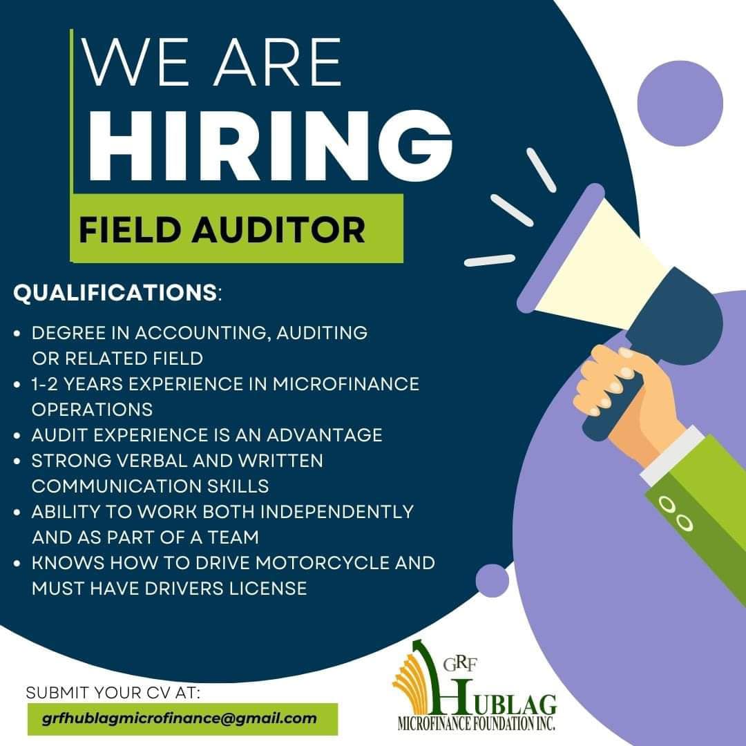We are hiring - Field Auditor